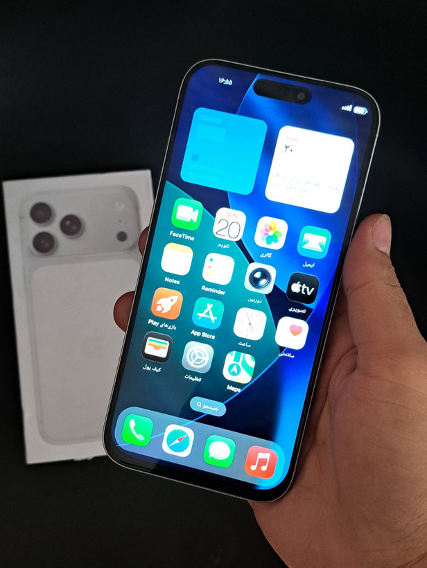گوشی طرح اپل iphone 17 pro max | حافظه 256 رم 8 گیگابایت
